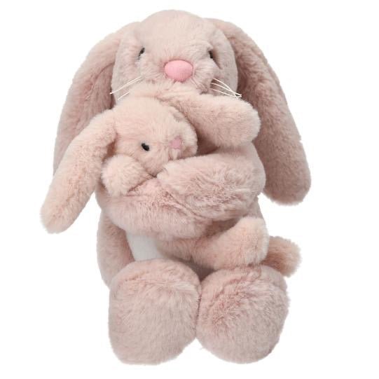 Princess Mimi Plusch Hase Nelly mit Baby Kuscheltier - Sausebrause Shop