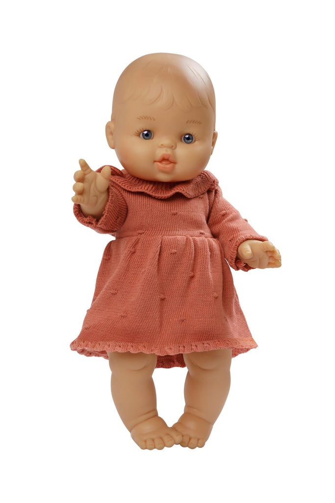 Puppe Set Bio Strickkleid Mädchen 34 cm - Sausebrause Shop