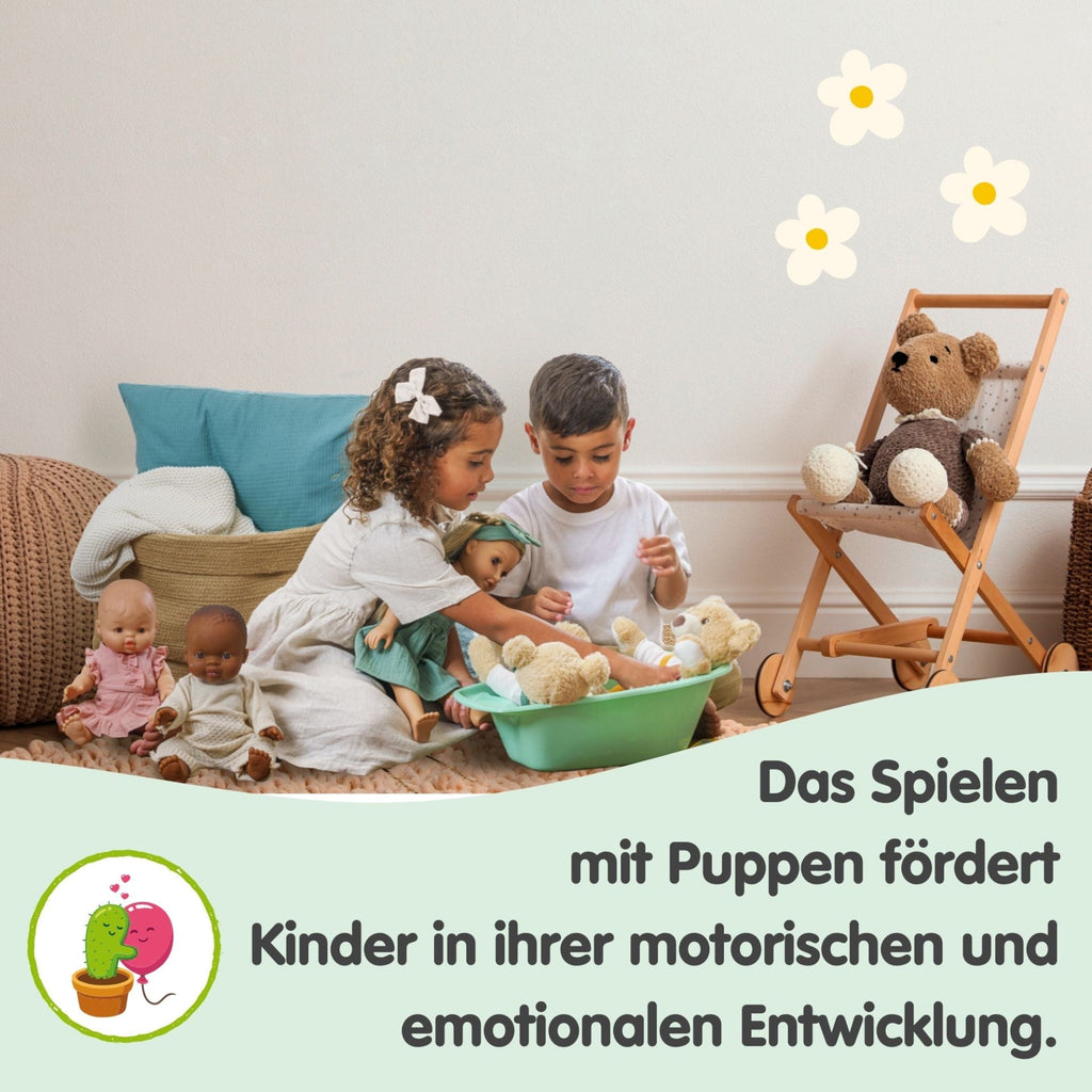 Puppe Set Bio Strickkleid Mädchen 34 cm - Sausebrause Shop