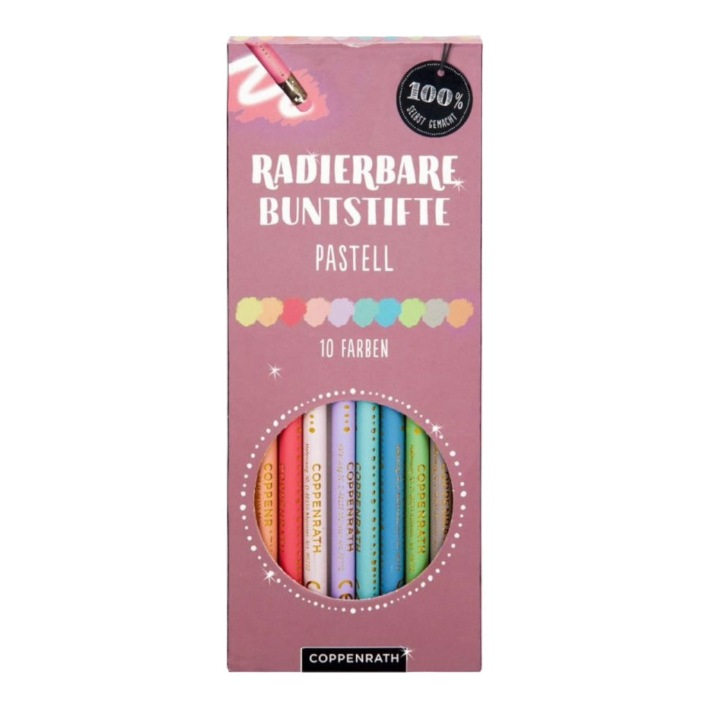 Radierbare Pastell Buntstifte Set – 100 % selbst gemacht - Sausebrause Shop