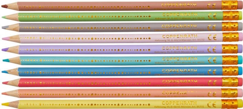 Radierbare Pastell Buntstifte Set – 100 % selbst gemacht - Sausebrause Shop