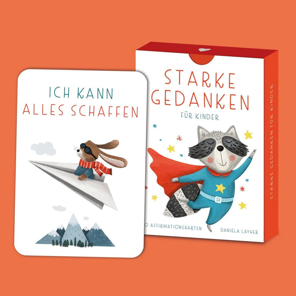Rüsselfuchs 40 Affirmationskarten – Kinder Achtsamkeit & Selbstwert (DIN A7) - Sausebrause Shop