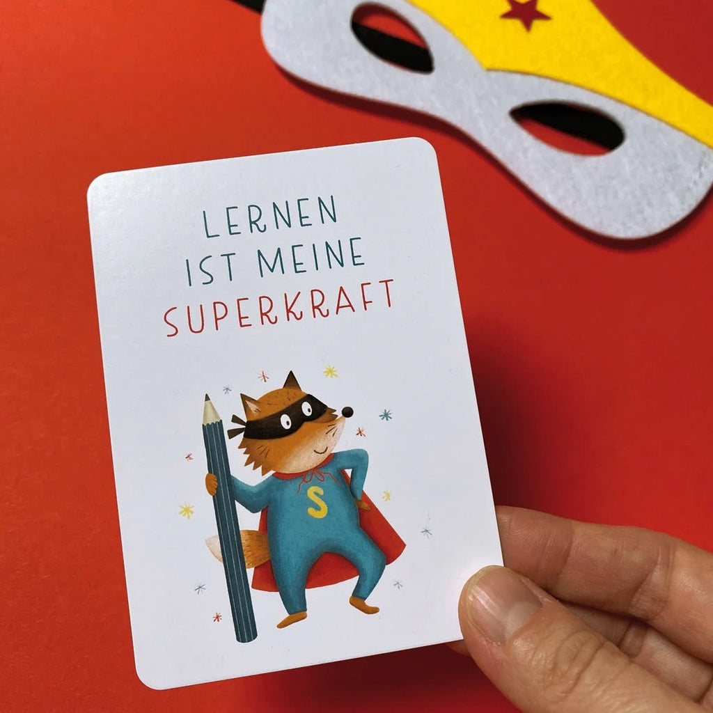 Rüsselfuchs 40 Affirmationskarten – Kinder Achtsamkeit & Selbstwert (DIN A7) - Sausebrause Shop