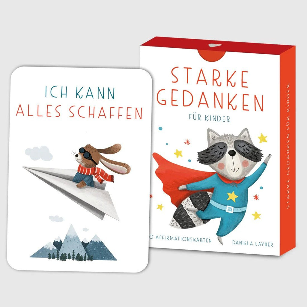 Rüsselfuchs 40 Affirmationskarten – Kinder Achtsamkeit & Selbstwert (DIN A7) - Sausebrause Shop
