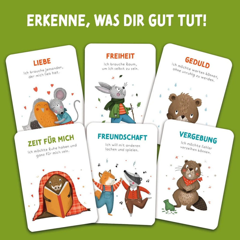 Rüsselfuchs 40 Bedürfniskarten – Kinder Achtsamkeit & Emotion (DIN A7) - Sausebrause Shop