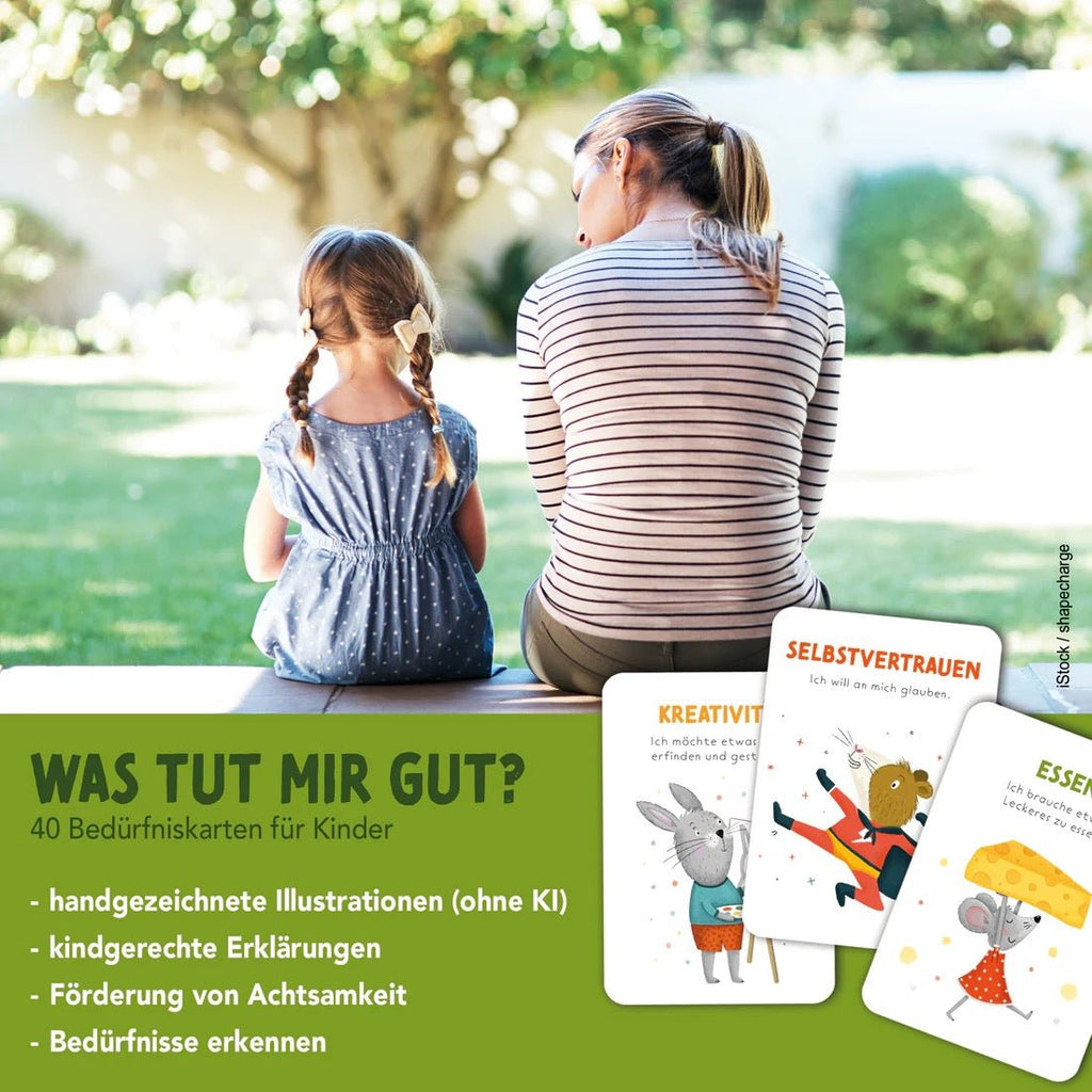 Rüsselfuchs 40 Bedürfniskarten – Kinder Achtsamkeit & Emotion (DIN A7) - Sausebrause Shop