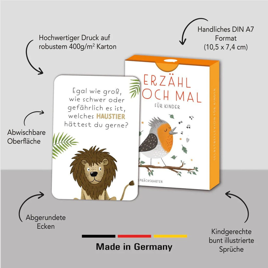 Rüsselfuchs 40 Gesprächskarten – Kinder Gespräche & Achtsamkeit (DIN A7) - Sausebrause Shop