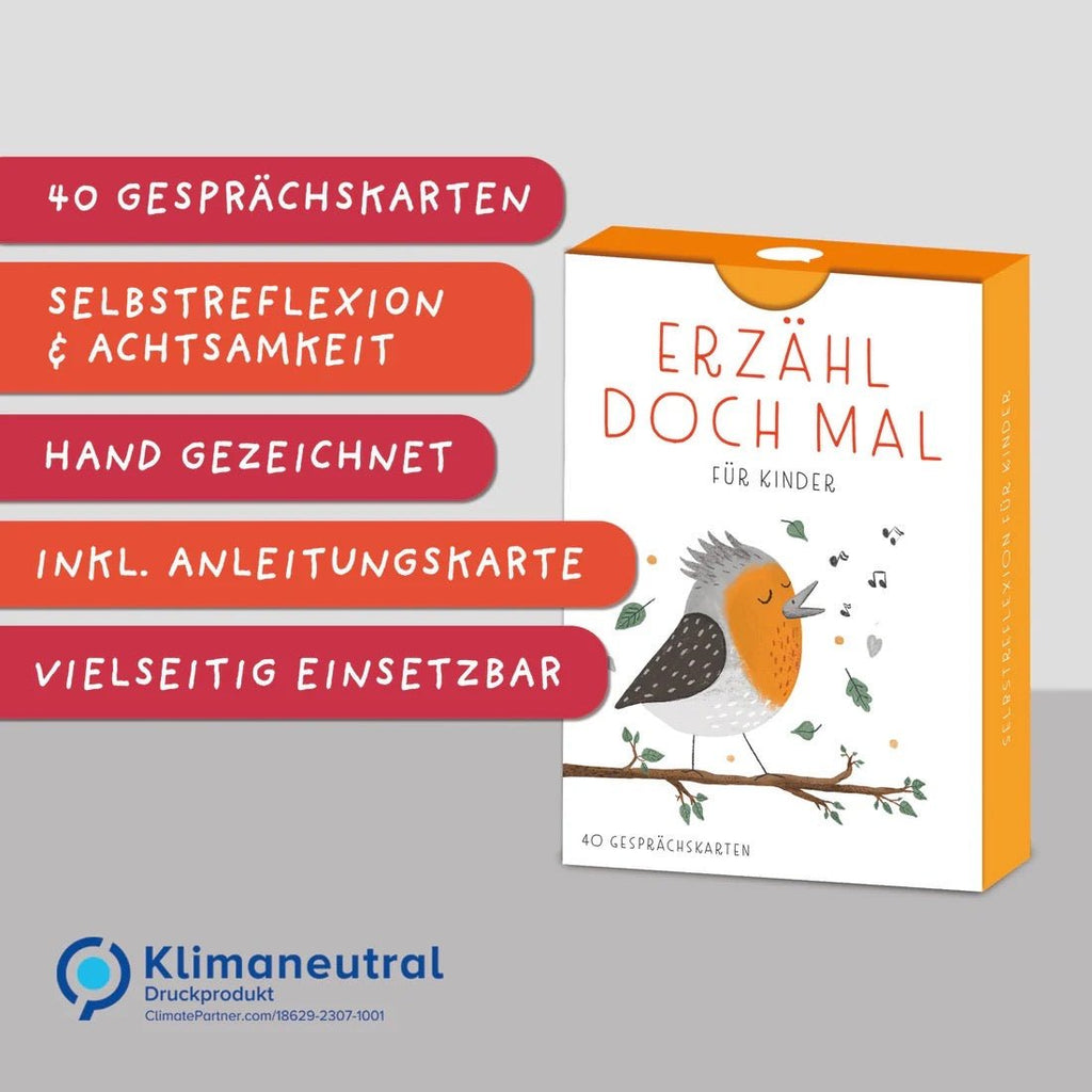 Rüsselfuchs 40 Gesprächskarten – Kinder Gespräche & Achtsamkeit (DIN A7) - Sausebrause Shop