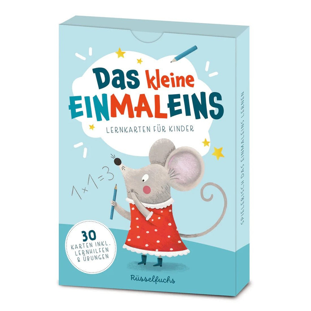 Rüsselfuchs Einmaleinskarten 1–10 – 30 handgezeichnete Lernkarten A6 - Sausebrause Shop
