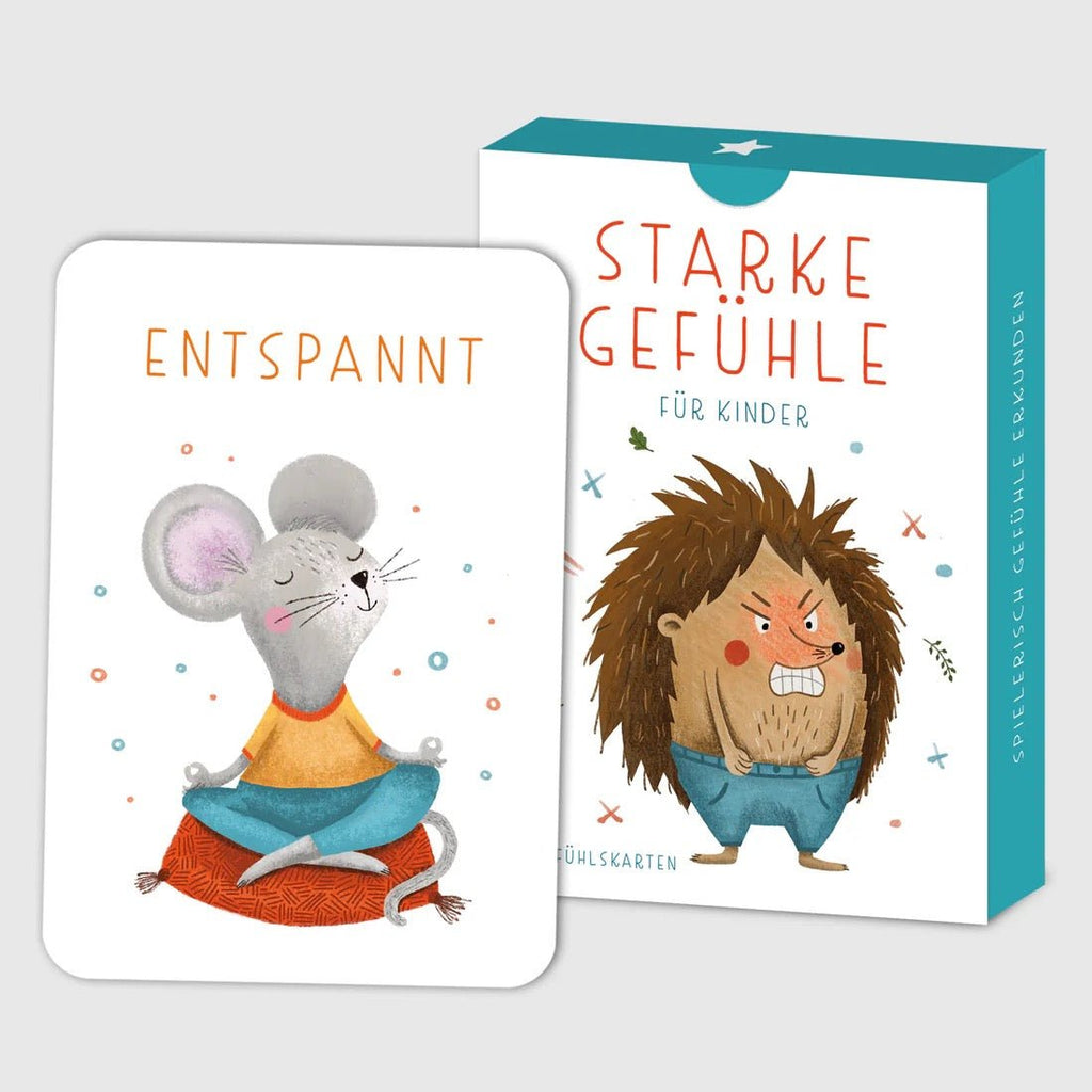 Rüsselfuchs Gefühlskarten Kinder – 40 Emotionskarten, Tiere - Sausebrause Shop