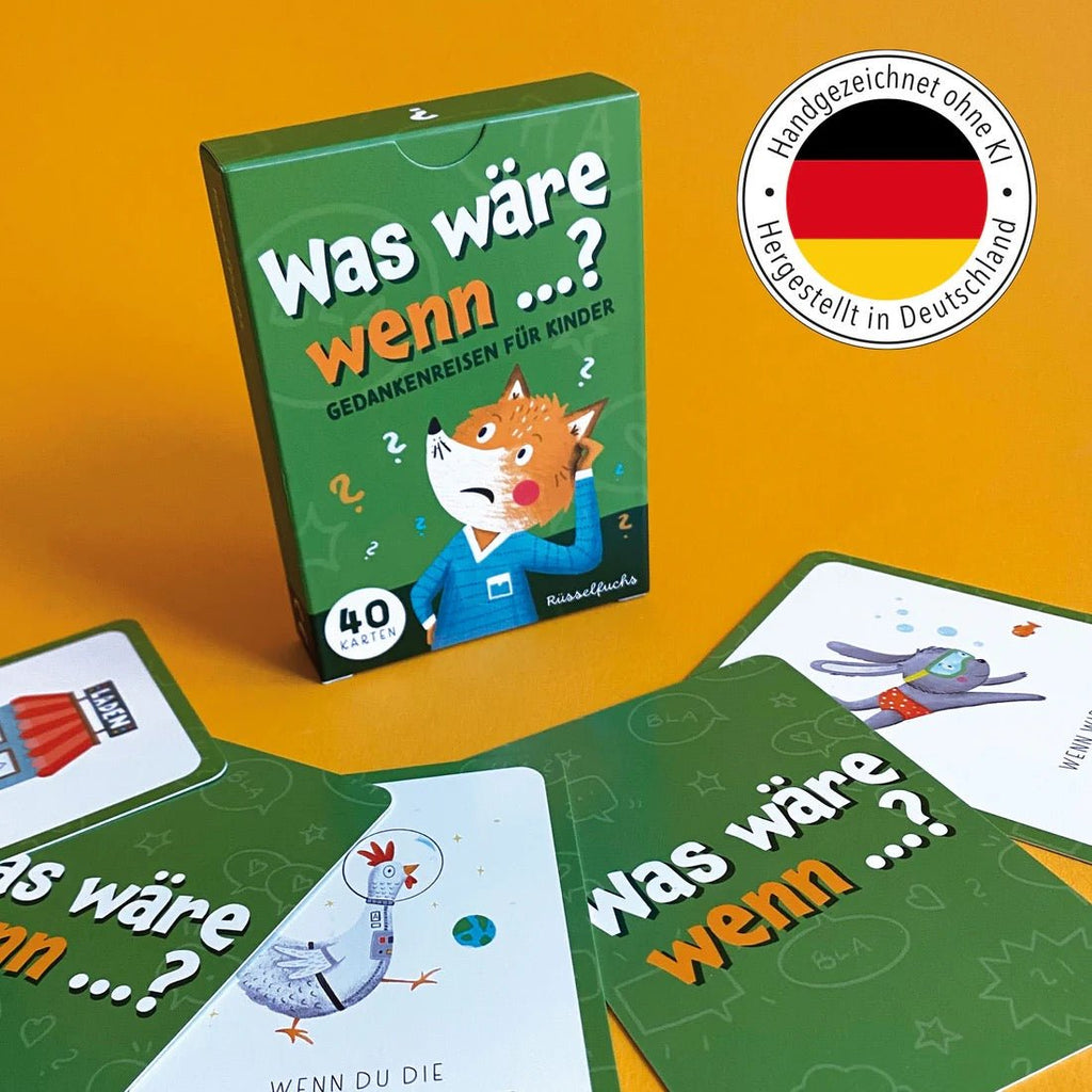 Rüsselfuchs Kartenspiel Was wäre wenn Gedankenreisen für Kinder - Sausebrause Shop