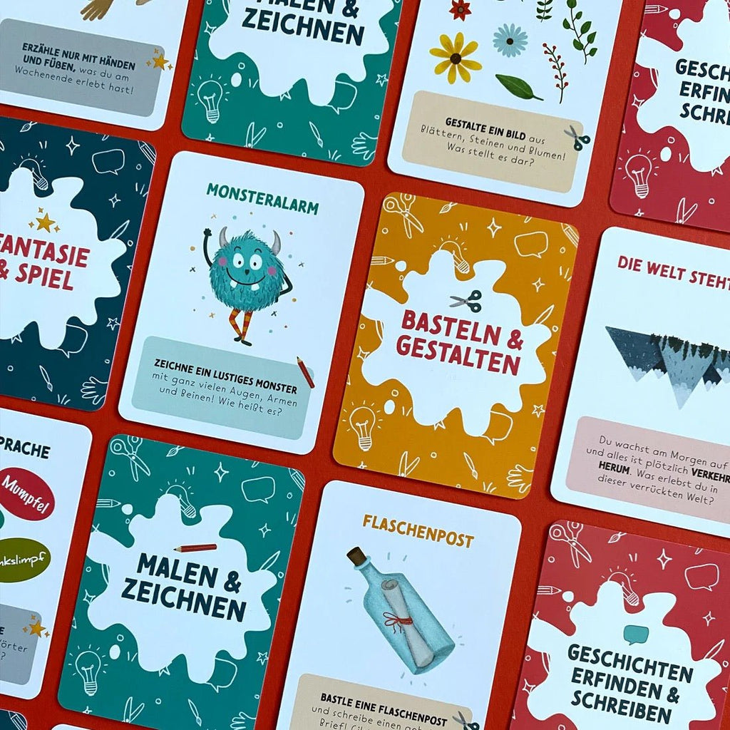 Rüsselfuchs Kreativitätskarten für Kinder – Ideen & Aufgaben - Sausebrause Shop