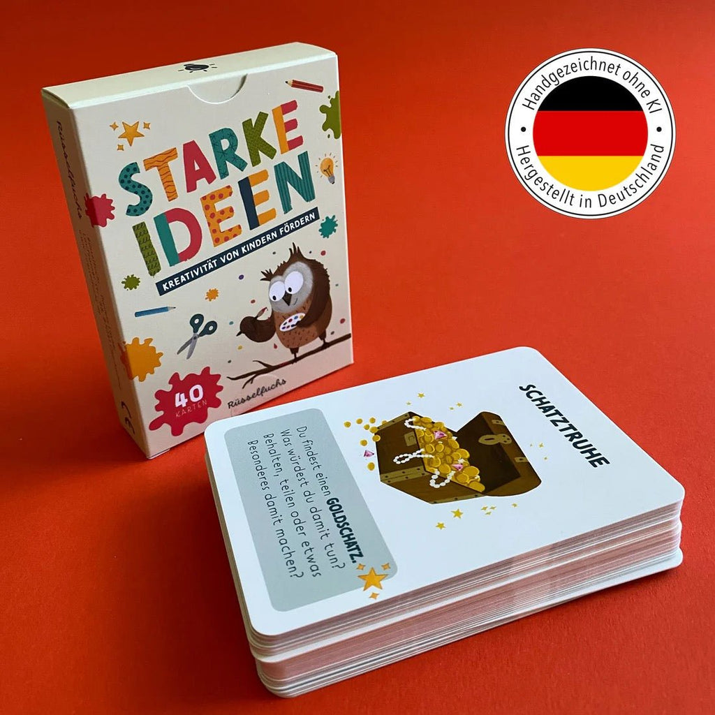 Rüsselfuchs Kreativitätskarten für Kinder – Ideen & Aufgaben - Sausebrause Shop