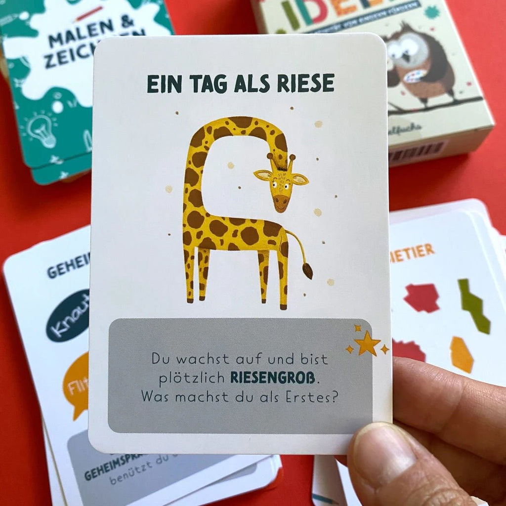 Rüsselfuchs Kreativitätskarten für Kinder – Ideen & Aufgaben - Sausebrause Shop