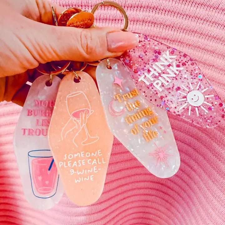 Schlüsselanhänger Trust the Timing Frau Hansen - Sausebrause Shop