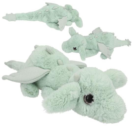 SNUKIS Plüsch Drache grün – weiches Kuscheltier - Sausebrause Shop