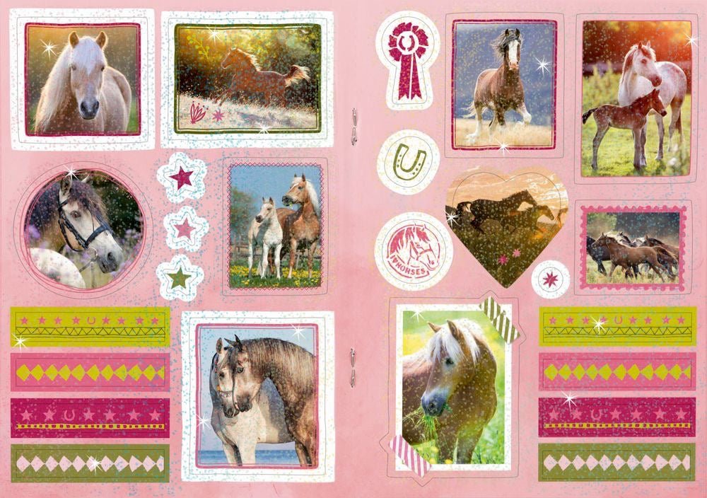 Spiegelburg Funkelnde Sticker Pferdefreunde - Sausebrause Shop