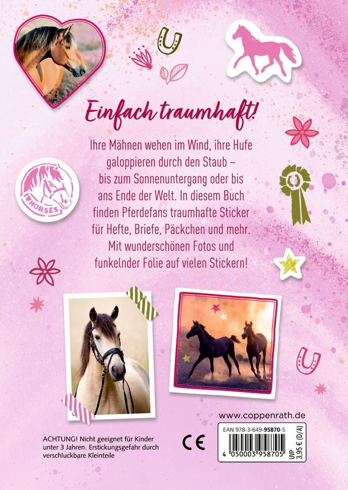 Spiegelburg Funkelnde Sticker Pferdefreunde - Sausebrause Shop