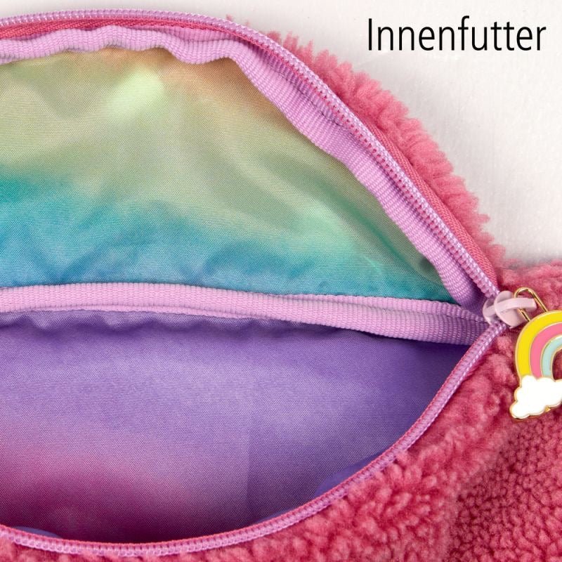 Spiegelburg Hip Bag Einhorn‑Paradies – Teddyoptik, Gürteltasche - Sausebrause Shop
