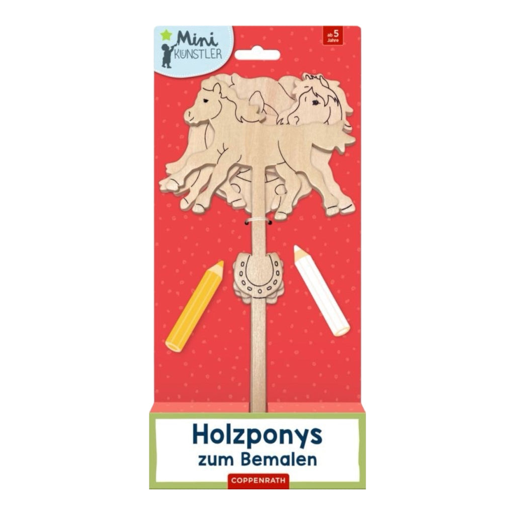 Spiegelburg Holzponys zum Bemalen Mini Künstler Set - Sausebrause Shop