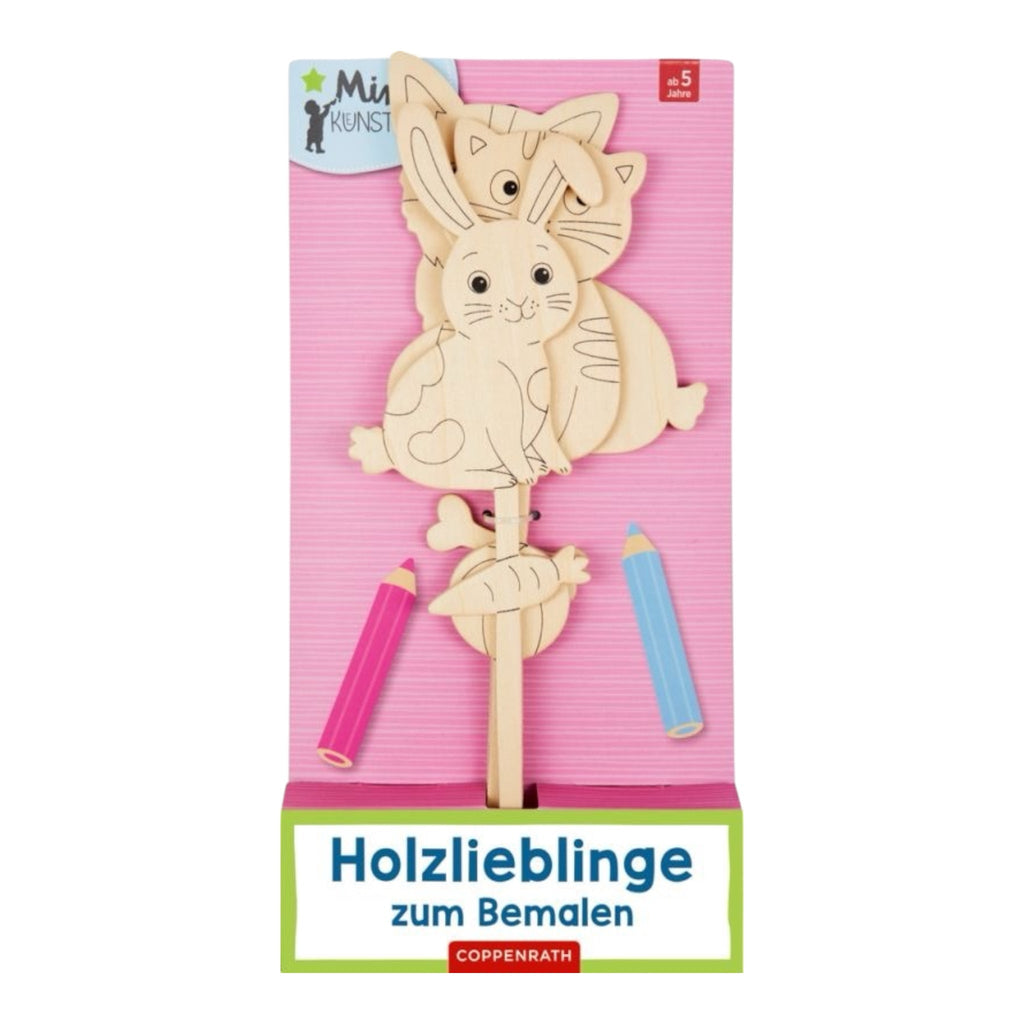 Spiegelburg Holztiere zum Bemalen Mini Künstler Set - Sausebrause Shop