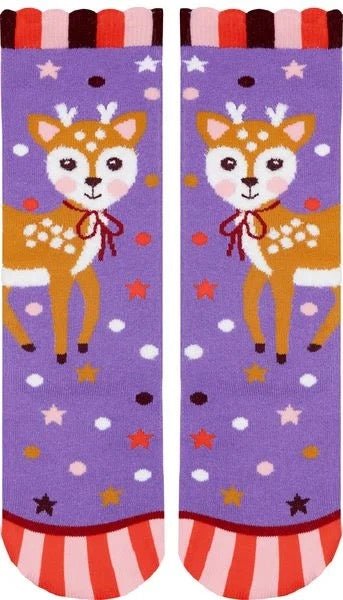 Spiegelburg Magic Socks Wintertiere im Weihnachtswald - Sausebrause Shop