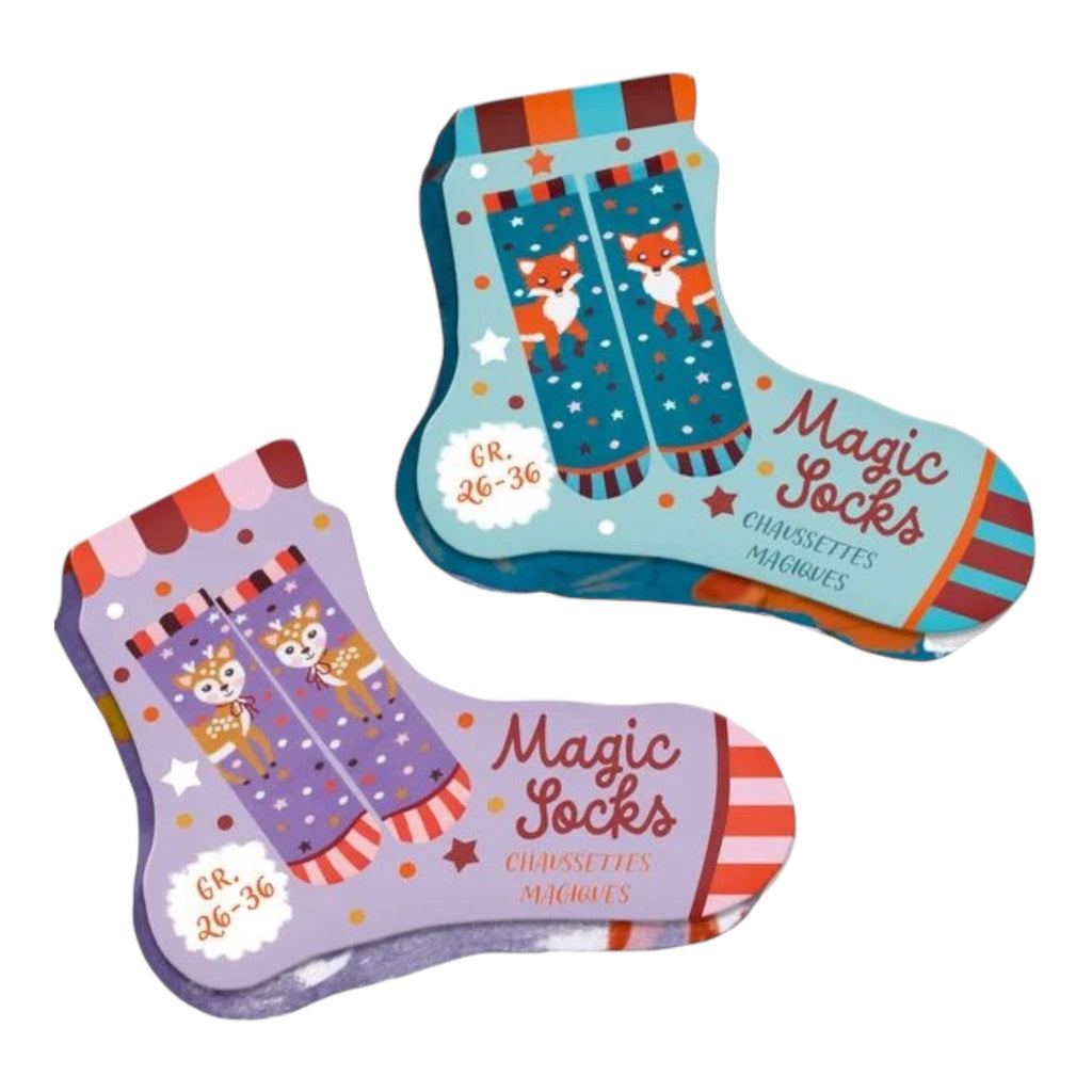 Spiegelburg Magic Socks Wintertiere im Weihnachtswald - Sausebrause Shop