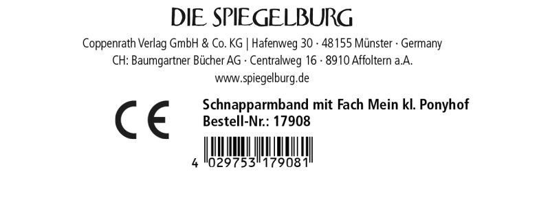 Spiegelburg Schnapparmband mit Fach Mein kleiner Ponyhof - Sausebrause Shop