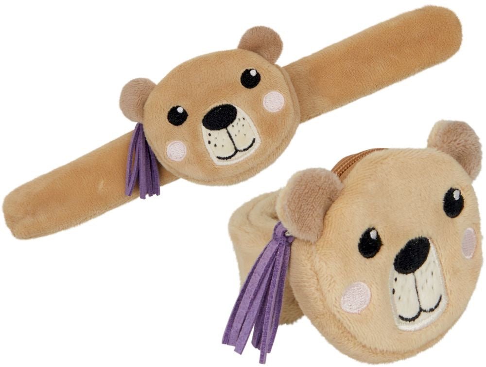 Spiegelburg Schnapparmband mit Fach Wintertiere im Weihnachtswald - Sausebrause Shop