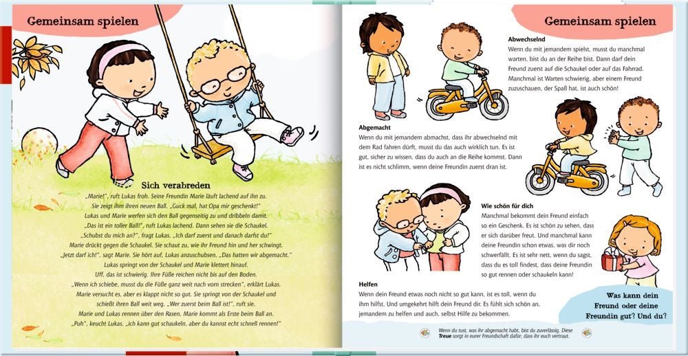 Spielen helfen Freunde sein – Kinderbuch ab 3 Jahren - Sausebrause Shop