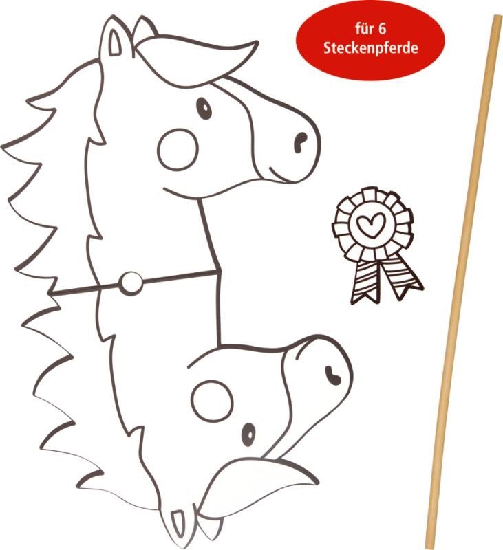 Steckenpferd Bastelset Mein kleiner Ponyhof - Sausebrause Shop