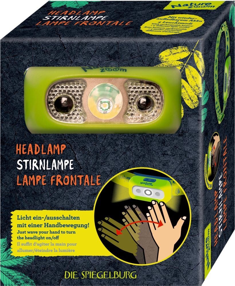 Stirnlampe mit Bewegungssensor Nature Zoom - Sausebrause Shop