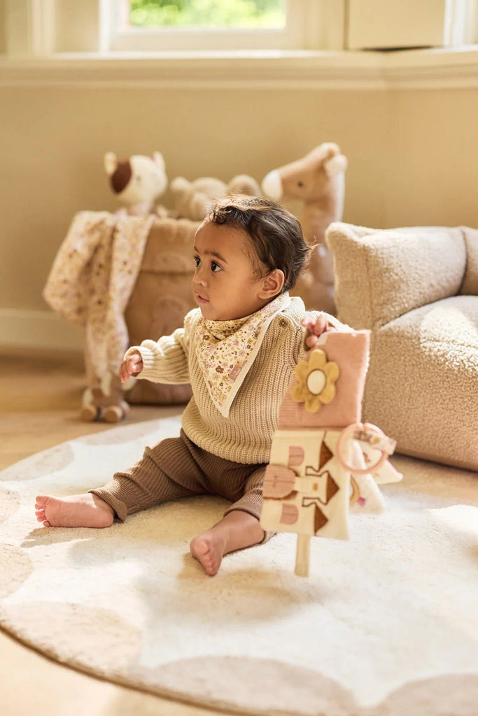 Stoffbuch Aktivitäten Flower Fairies Babyspielzeug Jollein - Sausebrause Shop