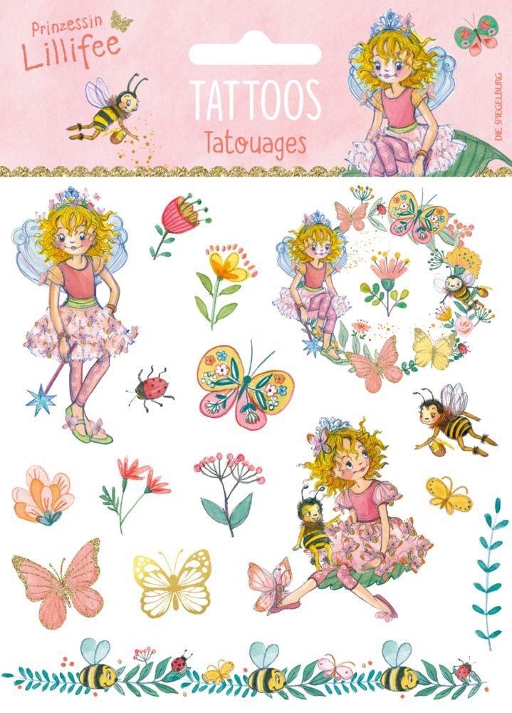 Tattoos Prinzessin Lilliee Schmetterling - Sausebrause Shop