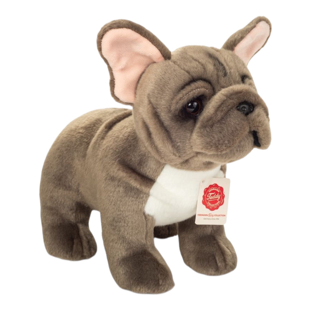 Teddy Hermann Französische Bulldogge stehend grau 30 cm - Sausebrause Shop