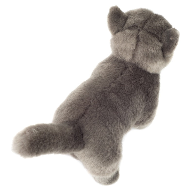 Teddy Hermann Karthäuserkatze stehend 20 cm - Sausebrause Shop
