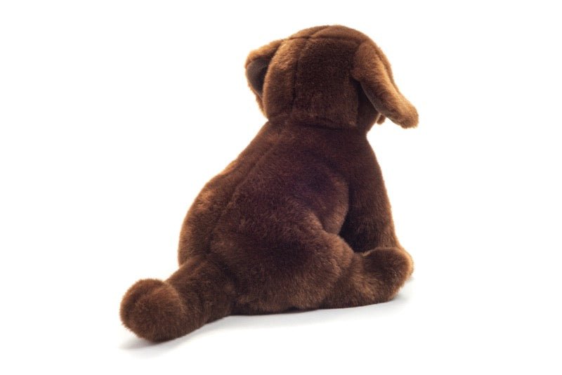 Teddy Hermann Labrador sitzend dunkelbraun 25 cm - Sausebrause Shop