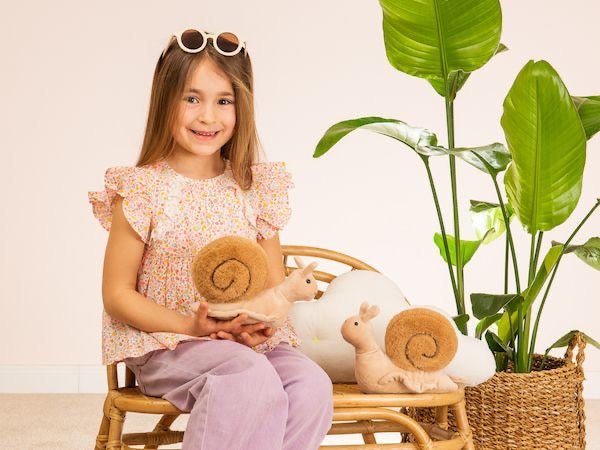 Teddy Hermann – Schnecke Lotta 20 cm – Kuscheltier - Sausebrause Shop