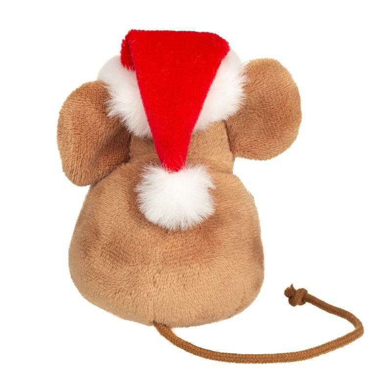 Teddy Hermann – Weihnachtsmaus 11 cm – mit Tannenbaum - Sausebrause Shop