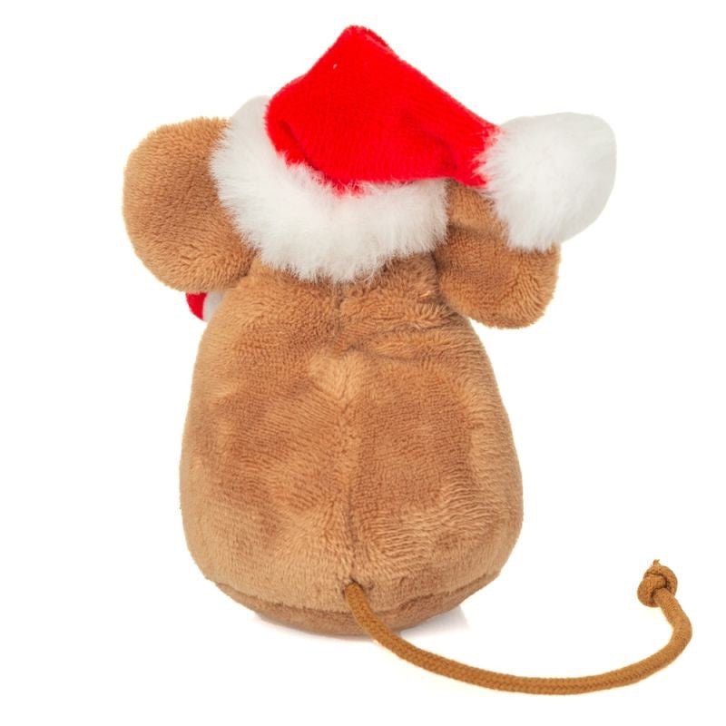 Teddy Hermann Weihnachtsmaus mit Zuckerstange 11 cm - Sausebrause Shop