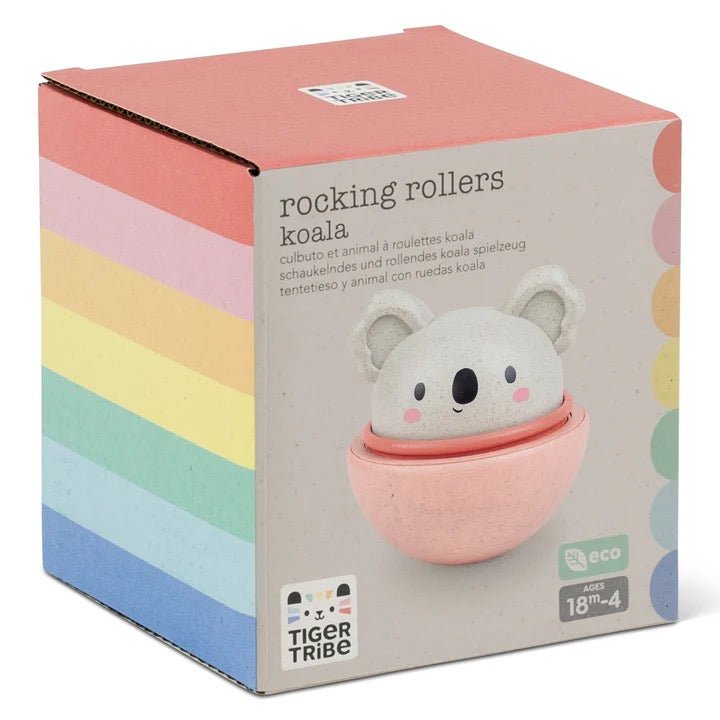 Tiger Tribe Rocking Rollers – Koala | Motorikspielzeug ab 18 Monaten zum Wackeln & Rollen - Sausebrause Shop