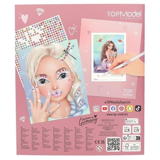 TOPModel Create Your Diamond Picture Stickerbuch – Funkelnder Bastelspaß - Sausebrause Shop