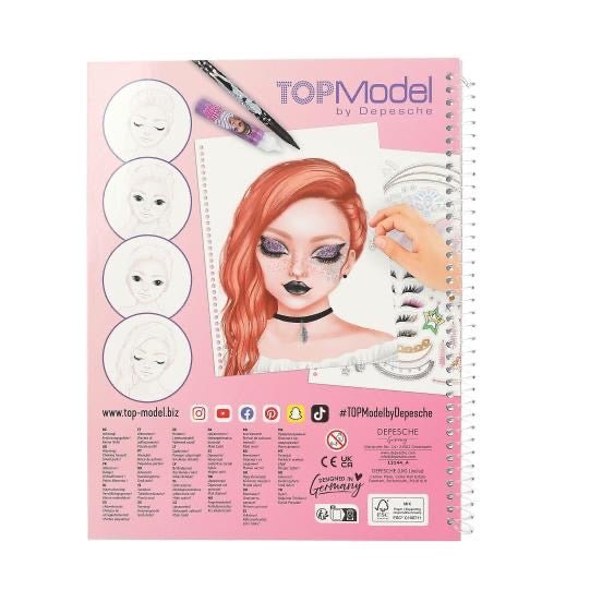 TOPModel Create your TOPModel Make - Up Malbuch - Sausebrause Shop