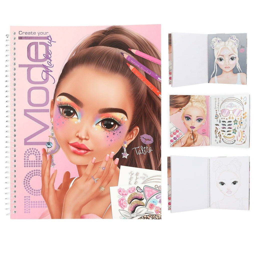 TOPModel Create your TOPModel Make - Up Malbuch - Sausebrause Shop