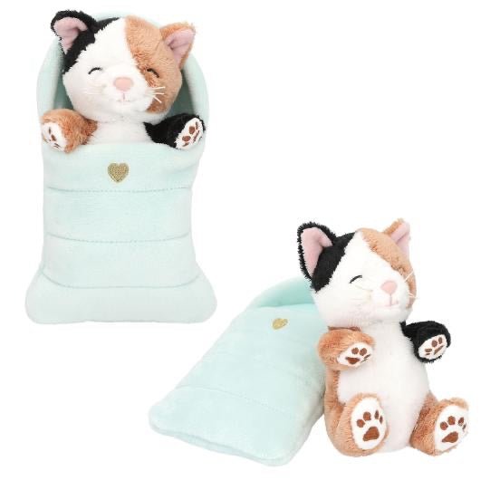 TOPModel Plüsch Hunde und Katzen im Schlafsack – Kuschelfreunde zum Liebhaben - Sausebrause Shop