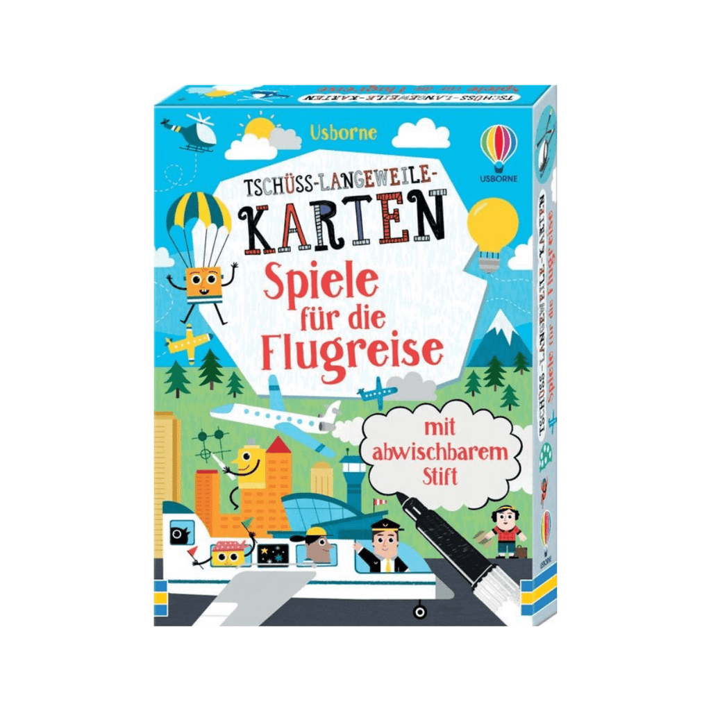 Tschüss‑Langeweile Karten Spiele für die Flugreise 50 Karten - Sausebrause Shop