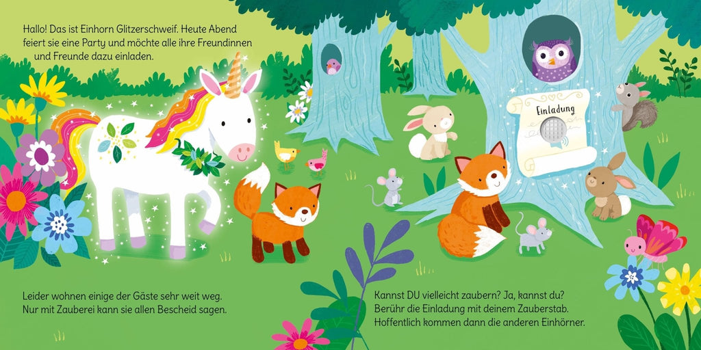 Usborne Zauberstab - Klangbuch Magische Einhornparty - Sausebrause Shop