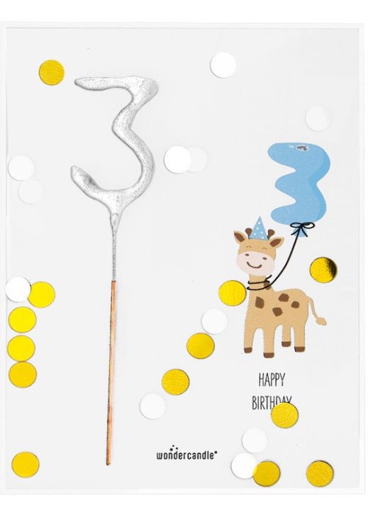 Wondercandle Baby Birthday Confetti Mini Wondercard 1 - 5 - Sausebrause Shop