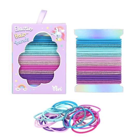 Ylvi Glitzerhaargummi Set 25er Kids elastisch - Sausebrause Shop