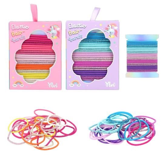 Ylvi Glitzerhaargummi Set 25er Kids elastisch - Sausebrause Shop